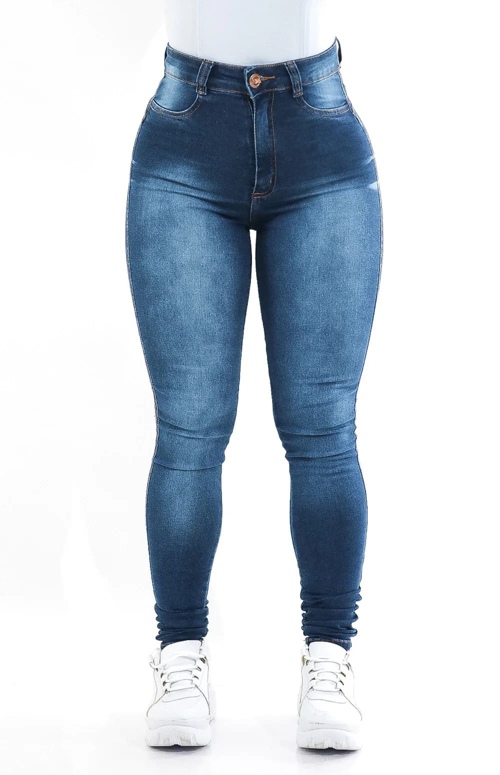 Calça Jeans Feminina - Básica UP Azul Safira