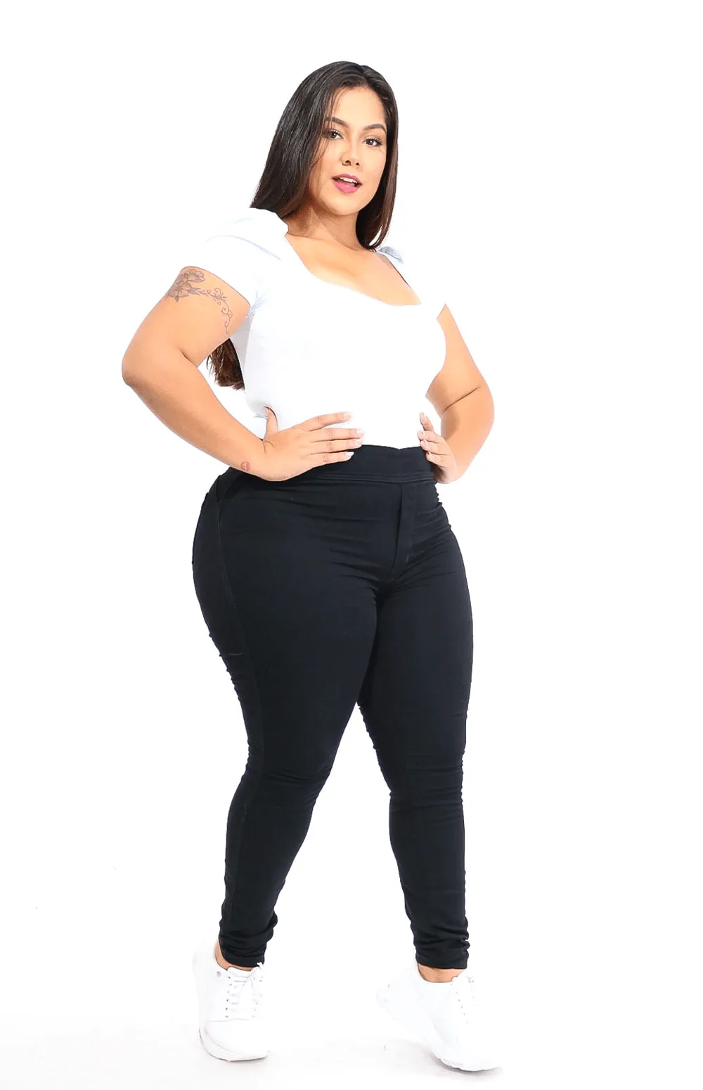 CALÇA JEANS FEMININA - EXTREME POWER COMFY PRETA