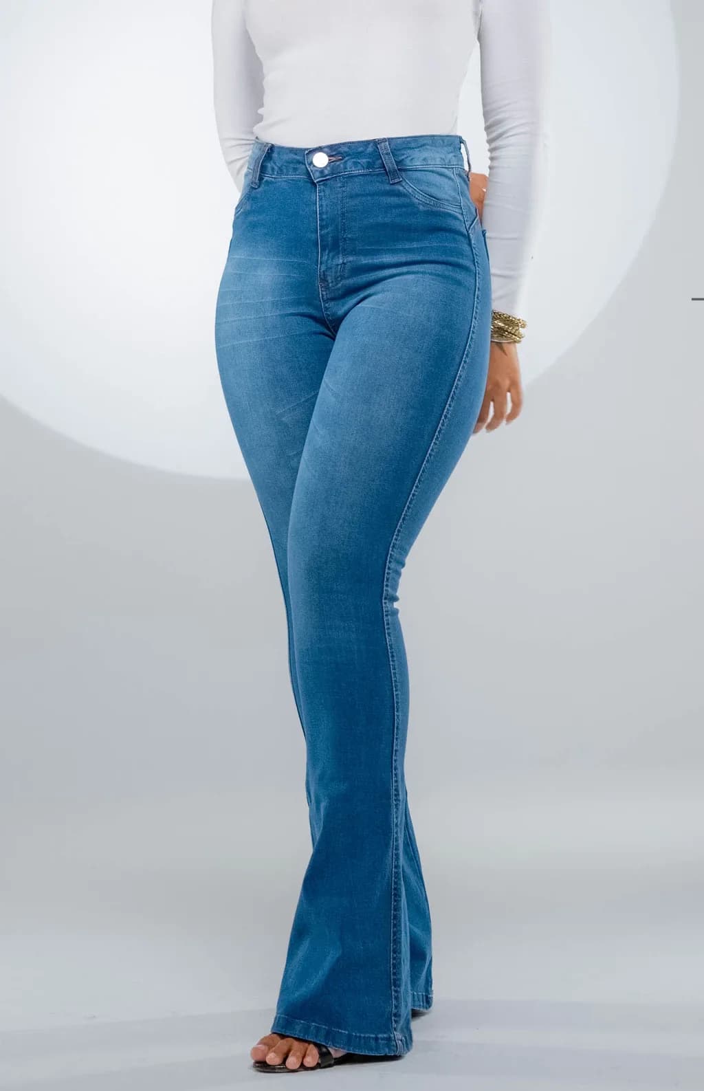 CALÇA JEANS FEMININA - FLARE SKY