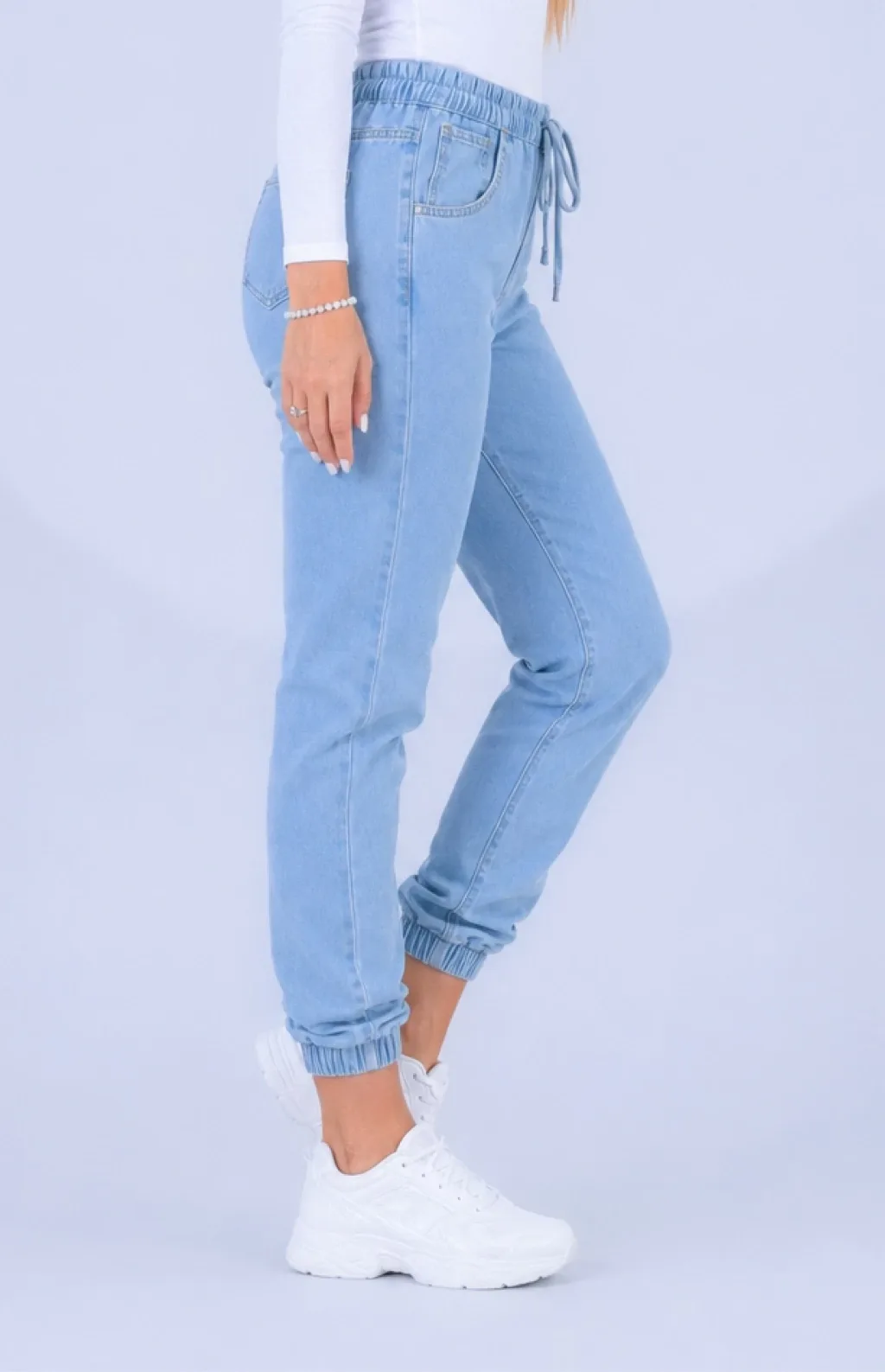 CALÇA JEANS FEMININA - JOGGER PISCINE