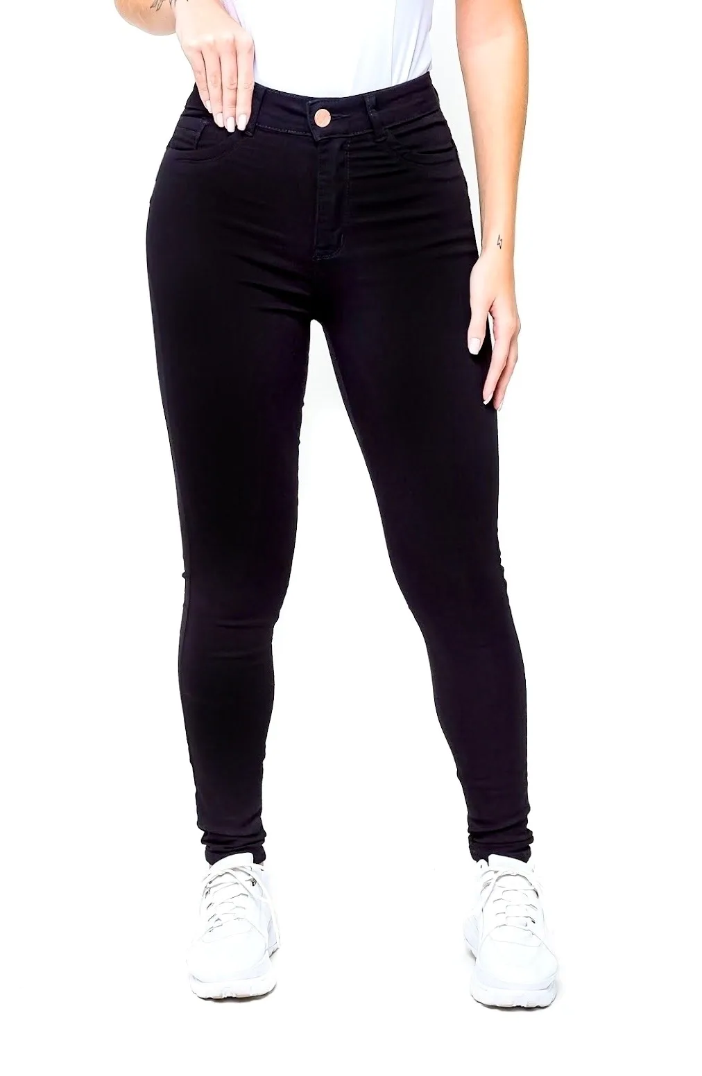 Calça Jeans feminina - Preta Intense