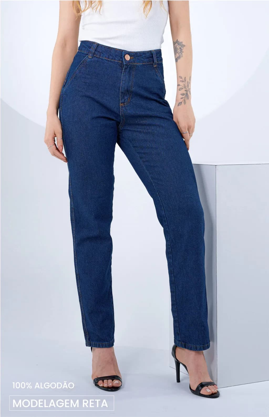 CALÇA JEANS FEMININA - RETA CLASSIC