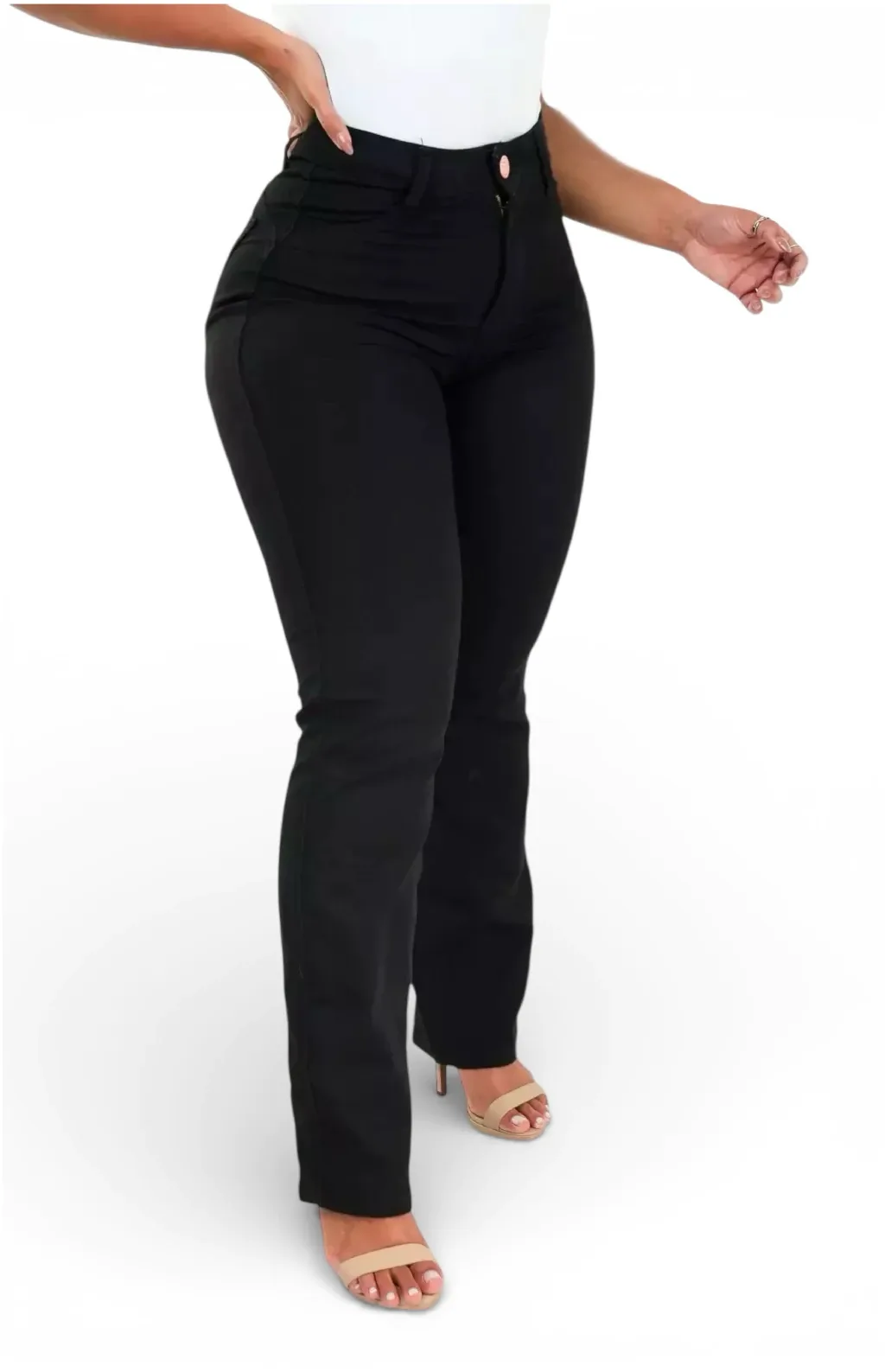 CALÇA JEANS FEMININA - SKINNY MARROM