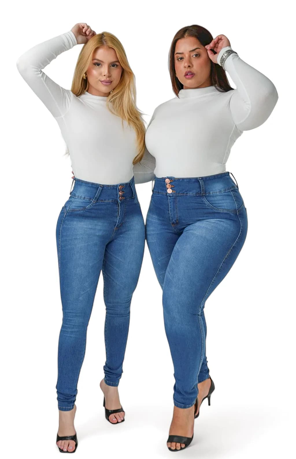CALÇA JEANS FEMININA - SKINNY TRIMODELADORA SKY