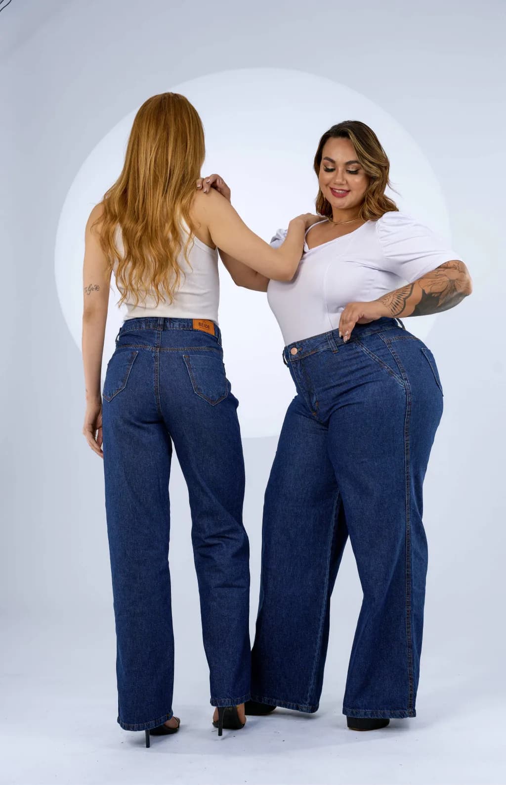 CALÇA JEANS FEMININA - WIDE LEG CLASSIC