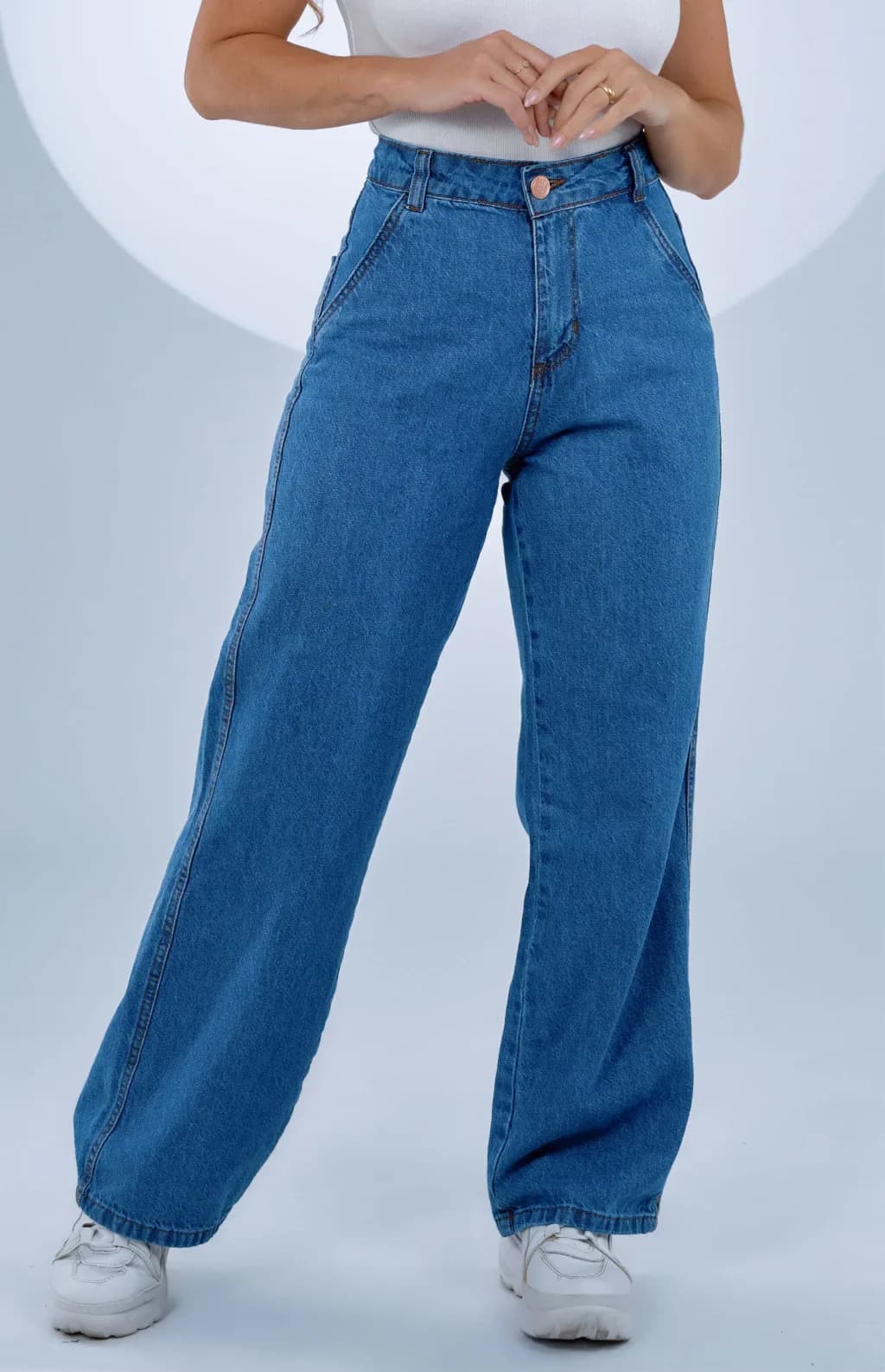 CALÇA JEANS PARA BAIXINHAS - WIDE LEG SLIM ESSENCE